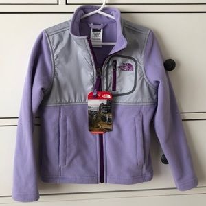 Girls North Face Jacket - Violet - XXS